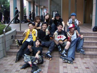 上尾デモ2006終了後の集合写真