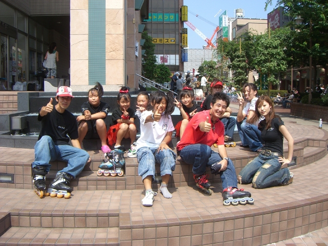 上尾デモ2008終了後の集合写真